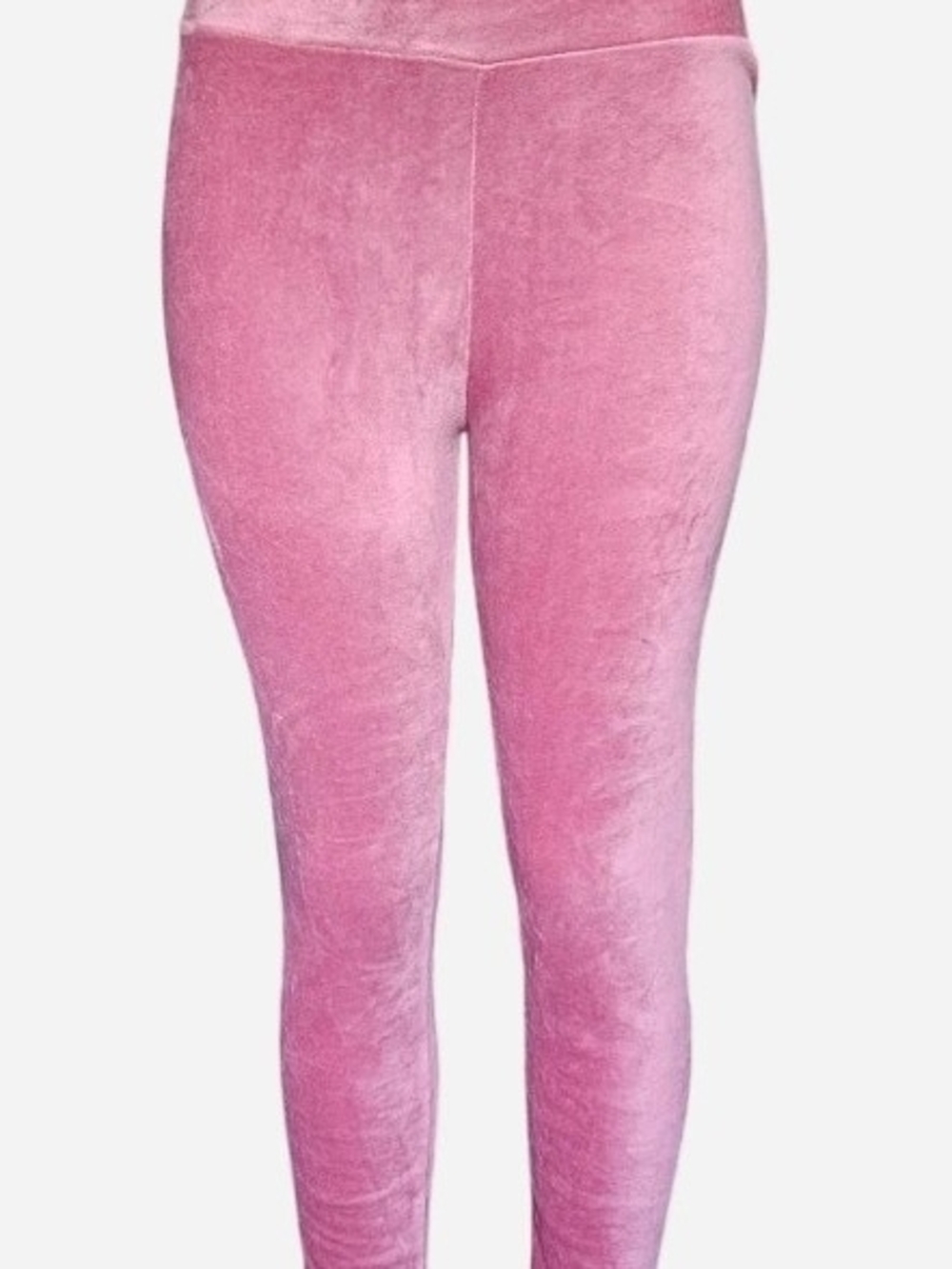 Pink Velvet Leggings